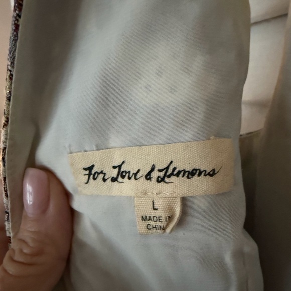 For Love And Lemons Multicolor Patterned Mini Dress - Picture 6 of 6